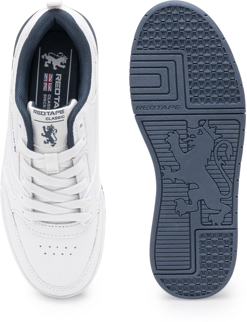 RED TAPE Women's Lifestyle Sneakers White Blue - Image 3