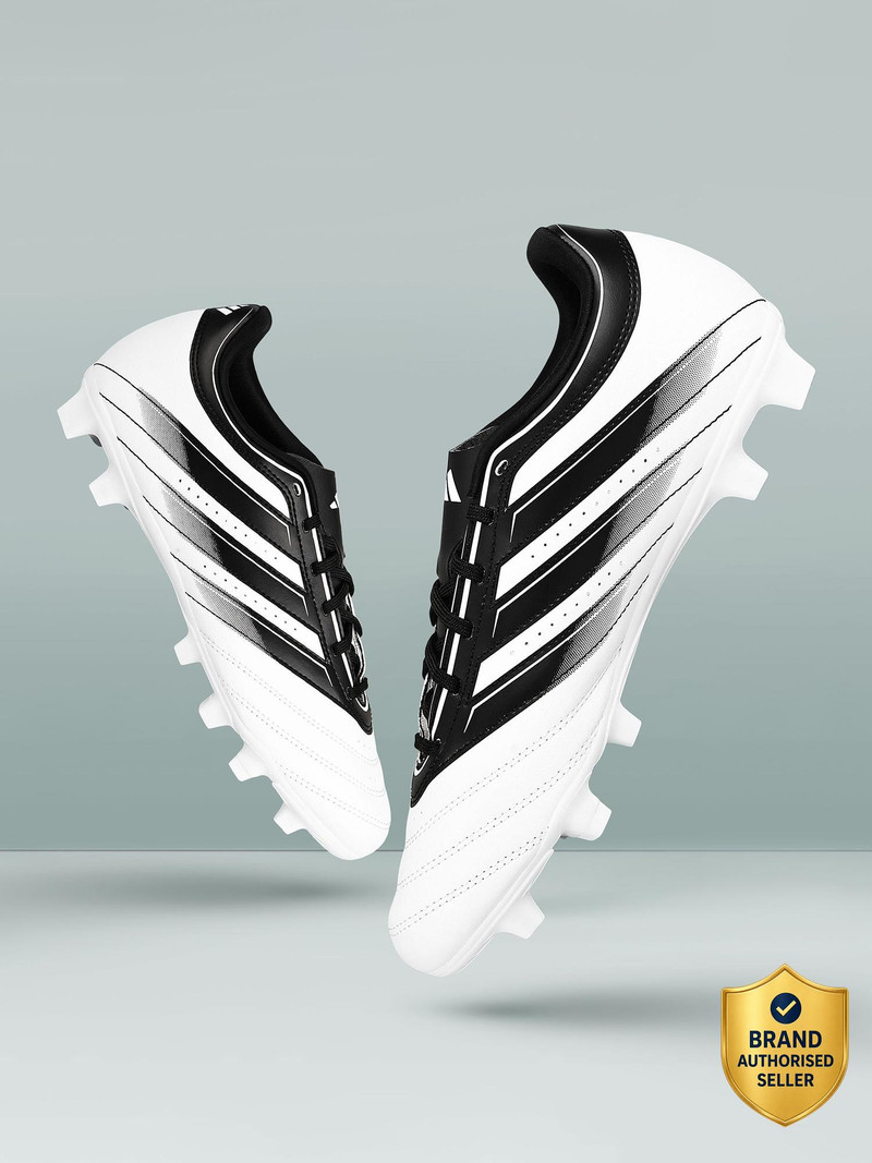 ADIDAS FOUNDATION FG/MG Football Shoes For Unisex White , 8