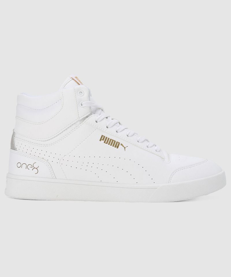 PUMA Shuffle Mid Better V2 Sneakers (White, UK 9) - Image 4