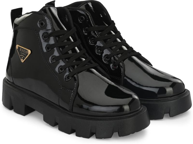 Rising Wolf Men's Black Lightweight Comfort Boots (Size 7) - Image 4