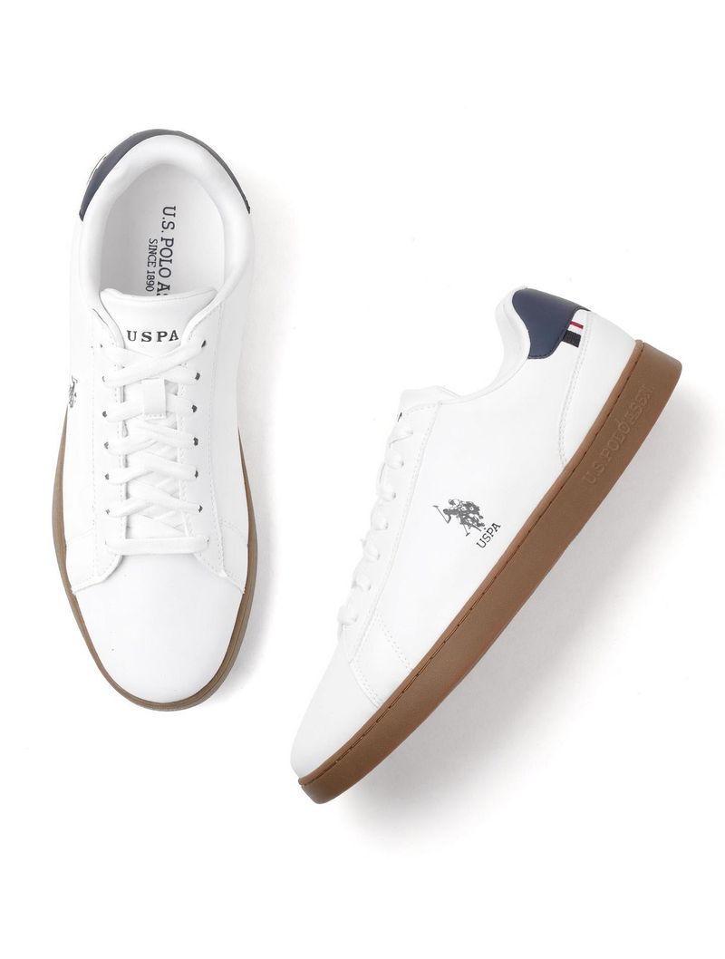 U.S. POLO ASSN. RHEEDE 2.0 Sneakers (White, 9) - Image 2