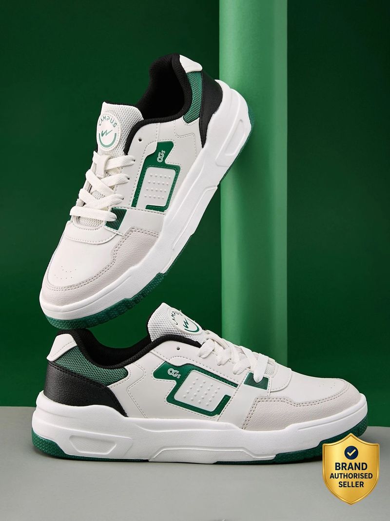 Campus OG-34 Sneakers for Men, Off White, Size 7 - Image 2