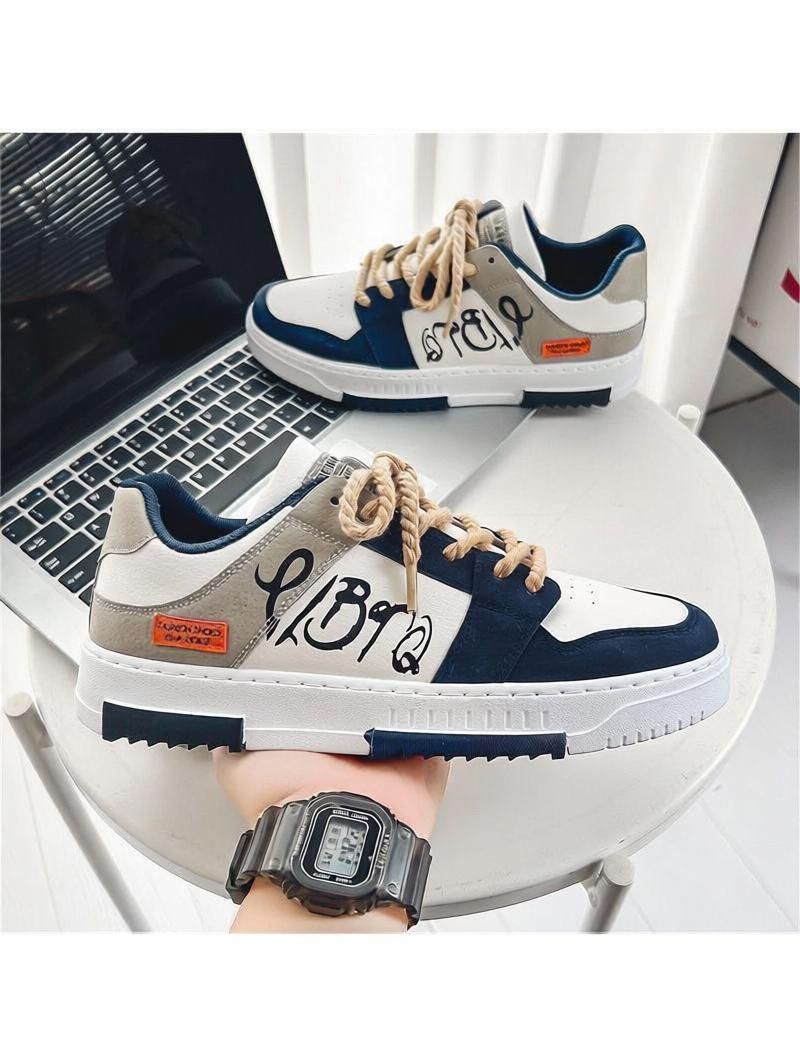 Layasa Attractive Sneakers for Men (Blue, Size 10) - Image 2
