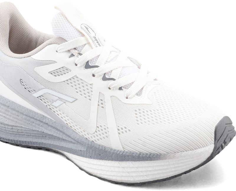 Asian Running Shoes for Men (White, Grey, Size 10) - Image 8