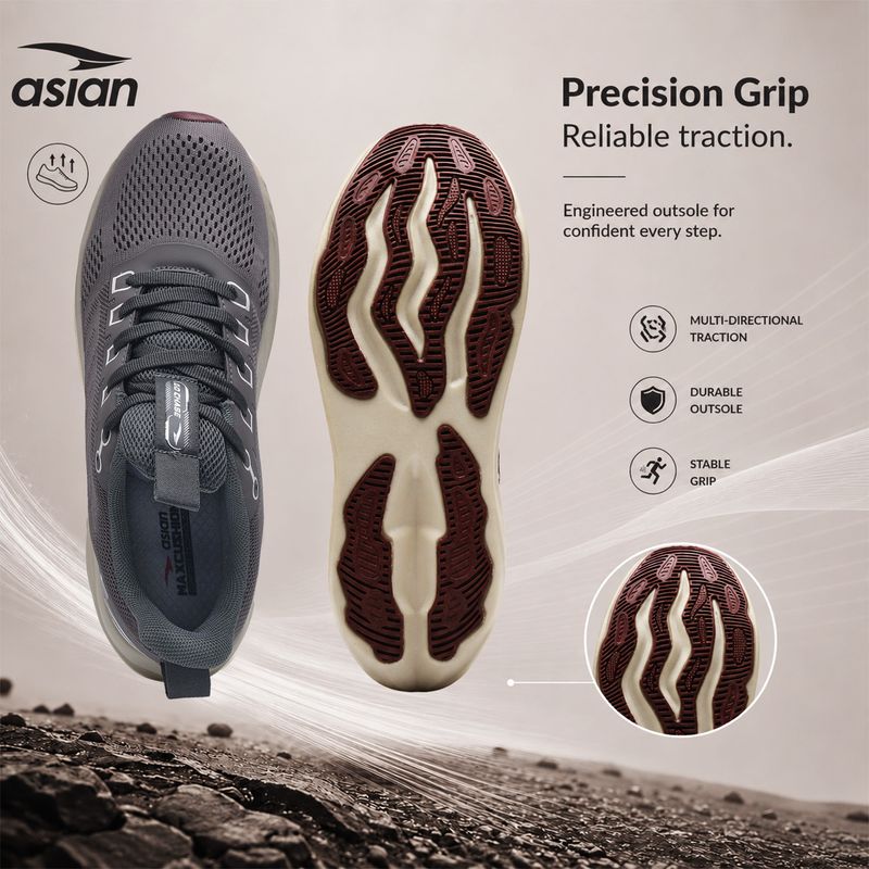 asian Aerofoam-01 Men's Running Shoes - Image 4