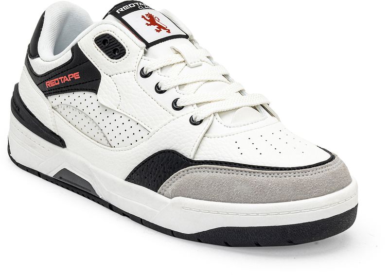 RED TAPE Black and White Men's Casual Sneakers - Image 2