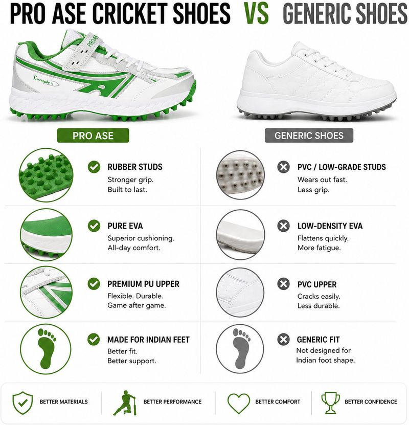 Proase CG-102 Men's Cricket Shoes - Image 6