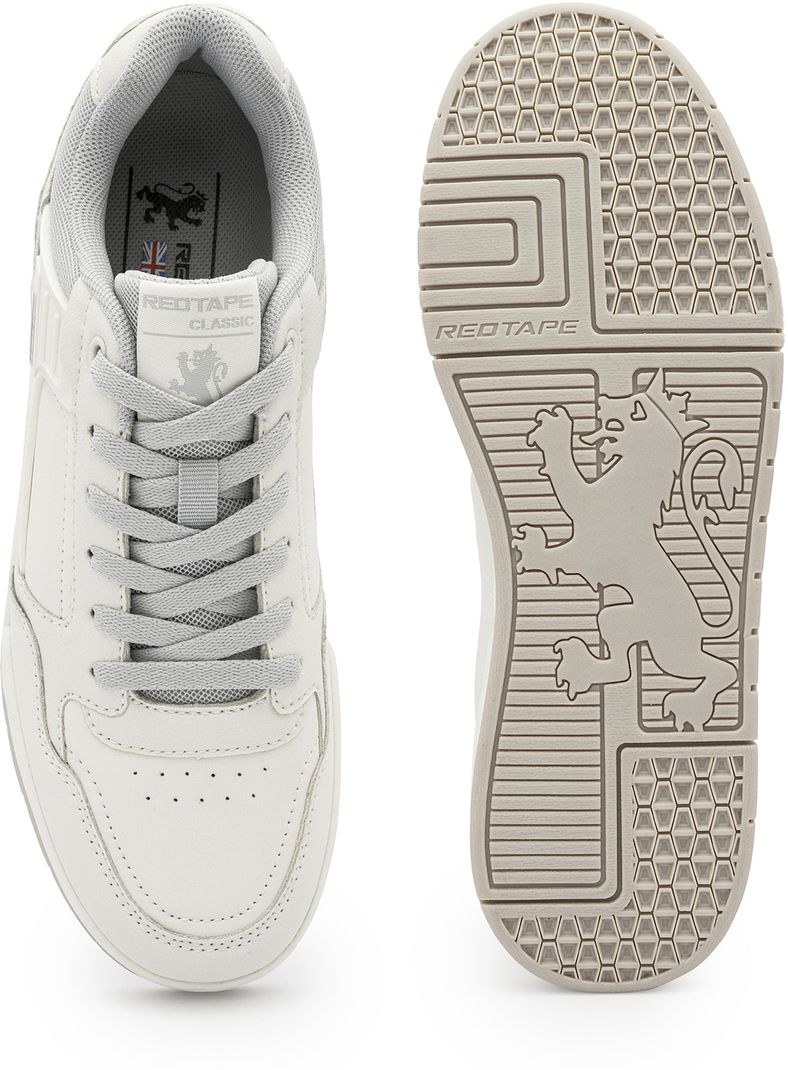 RED TAPE Low Cut Sneaker for Men in White - Image 6