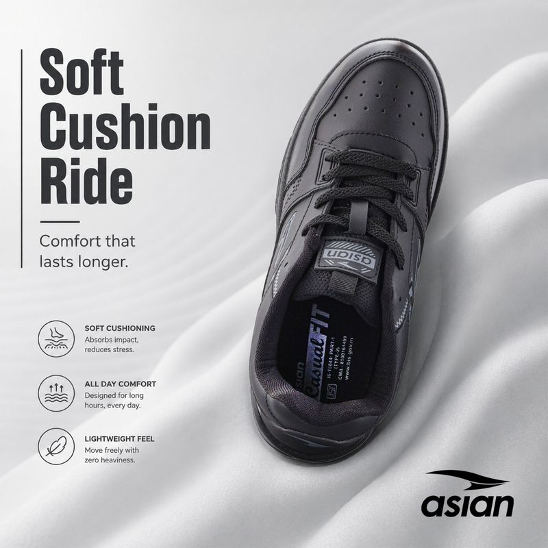 asian Kington-02 Men's Chunky Casual Sneakers - Image 6