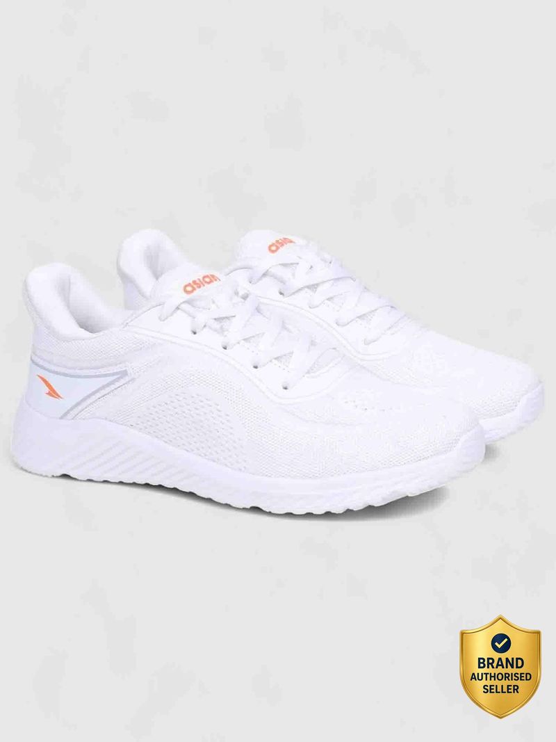 asian Delta-20 White Men's Sports Shoes - Image 2