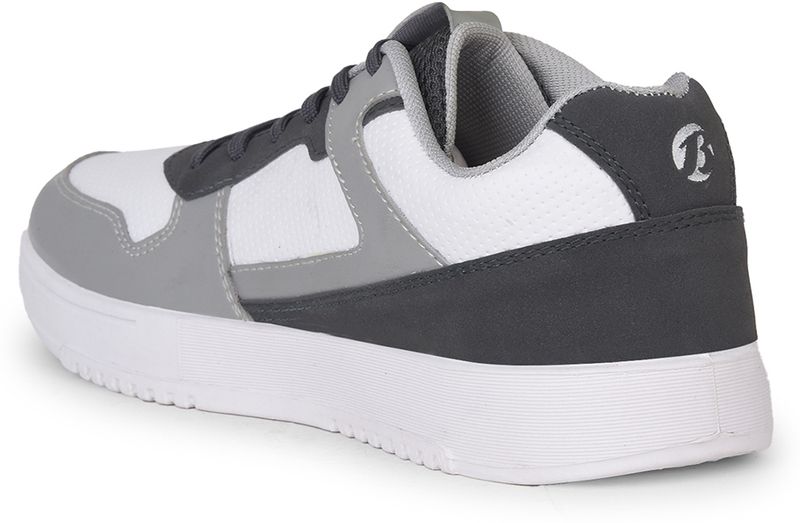 Bata Men's Grey Lace-Up Sneakers (8UK) - Image 4