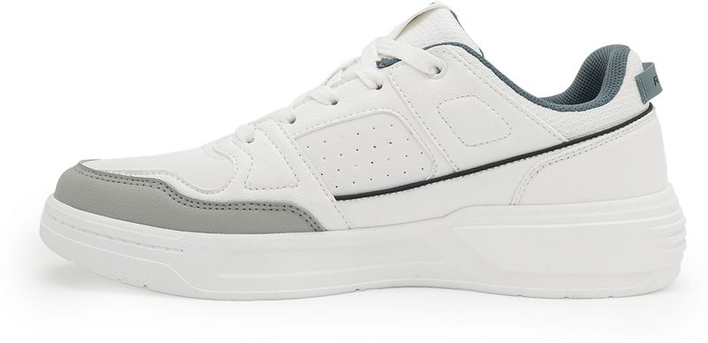 RED TAPE Low Cut Lifestyle Sneakers for Men White Green - Image 4