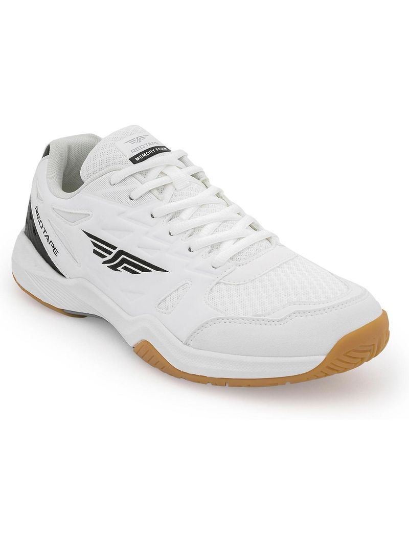 RED TAPE Men's Tennis Shoes (White, Size 10) - Image 2