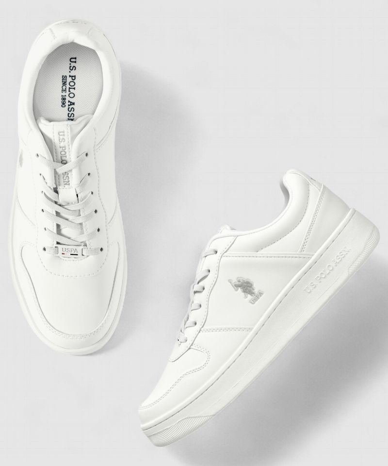U.S. POLO ASSN. JAXON Men's Off White 7 Sneakers - Image 4