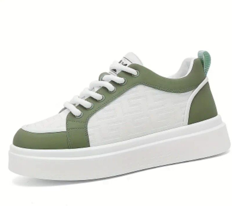 Corsac White Street-Style Men's Sneakers - Image 4