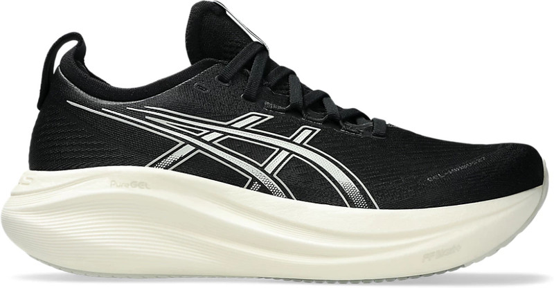 asics GEL-NIMBUS 27 Outdoors For Men (Black, Grey , 9)