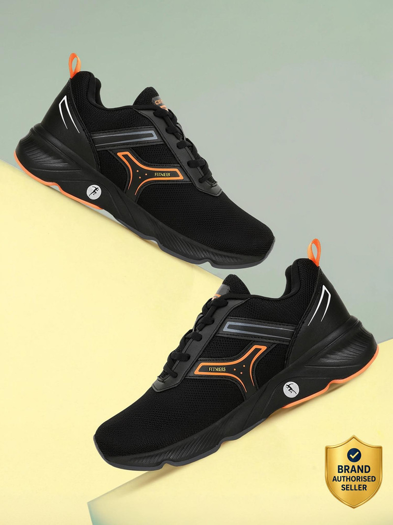 CAMPUS HURRICANE Running Shoes For Men (Black , 9)