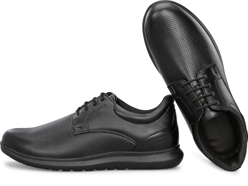 EZBRO Business Comfort Lace-Up Black Derby - Image 6