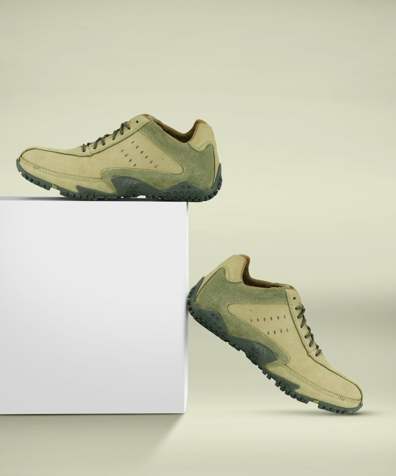 WOODLAND Men's Lace Up Casual Shoes - Image 6