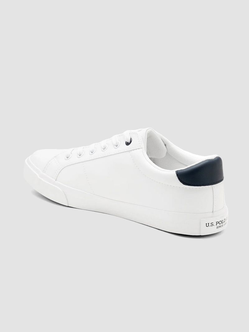 U.S. POLO ASSN. GAIMAN 5.0 Men's Sneakers, Off White, 7 - Image 5