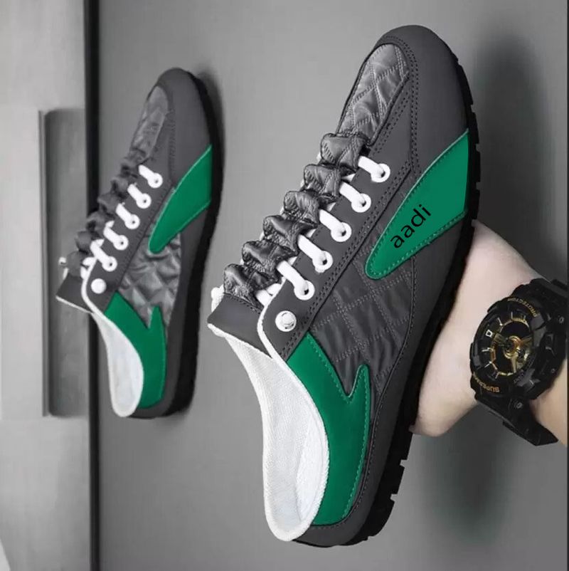 Aadi Men Black & Green Casual Sneaker - Image 4