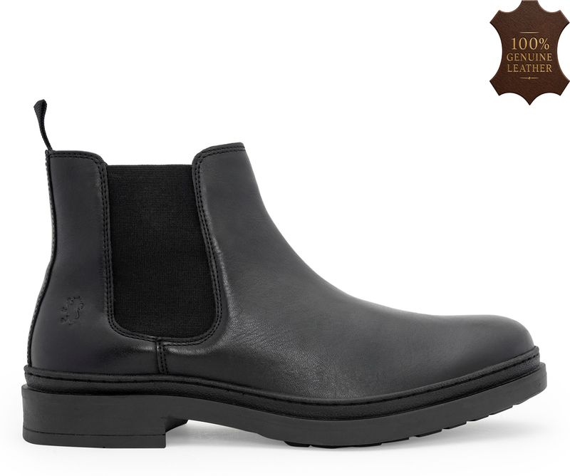 RED TAPE Chelsea Boots for Men in Black - Image 3