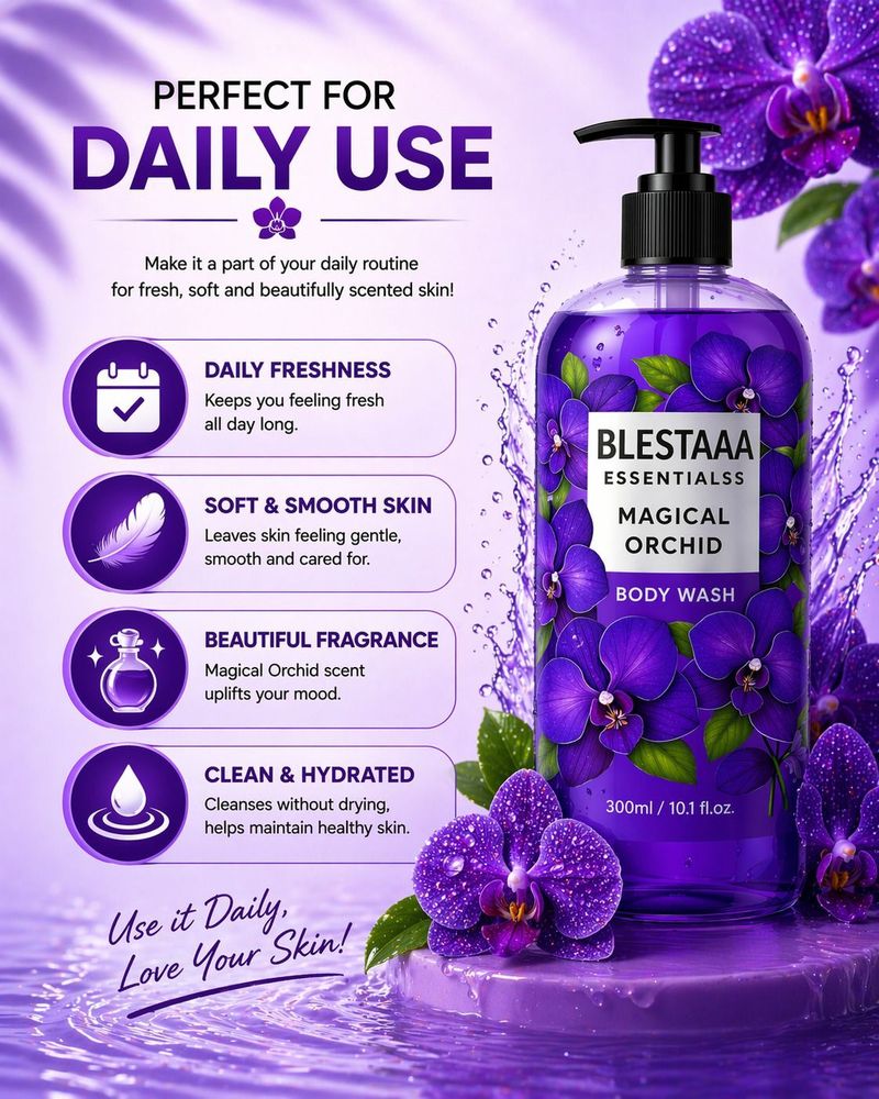 blestaaa essentialss Lavender Calming Body Wash - Image 5