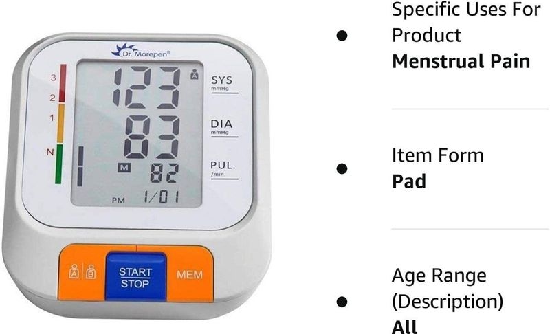 Dr. Morepen BP-15 Blood Pressure Monitor (White) - Image 4