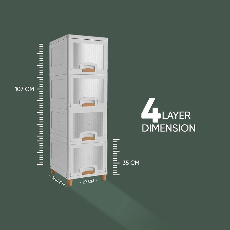 Zeekty 4 Layer Drawer Storage Organizer - Image 4