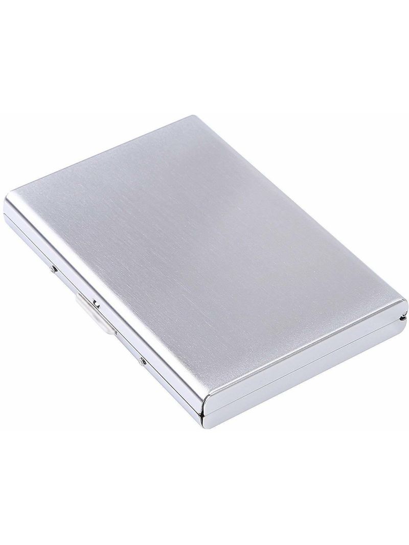 Yatee Men & Women Casual, Ethnic, Formal, Travel Silver Aluminium, Plastic RFID Card Holder - Mini (6 Card Slots) - Image 2