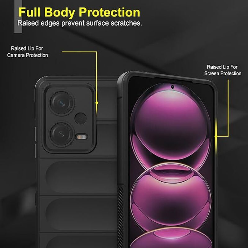 DRYLBEET CASE Back Cover for POCO X5 5G Black - Image 5