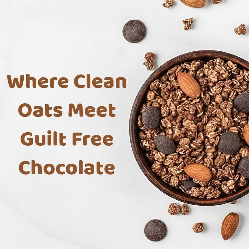 Nutberry High Protein Oats Dark Chocolate 1kg - Image 6