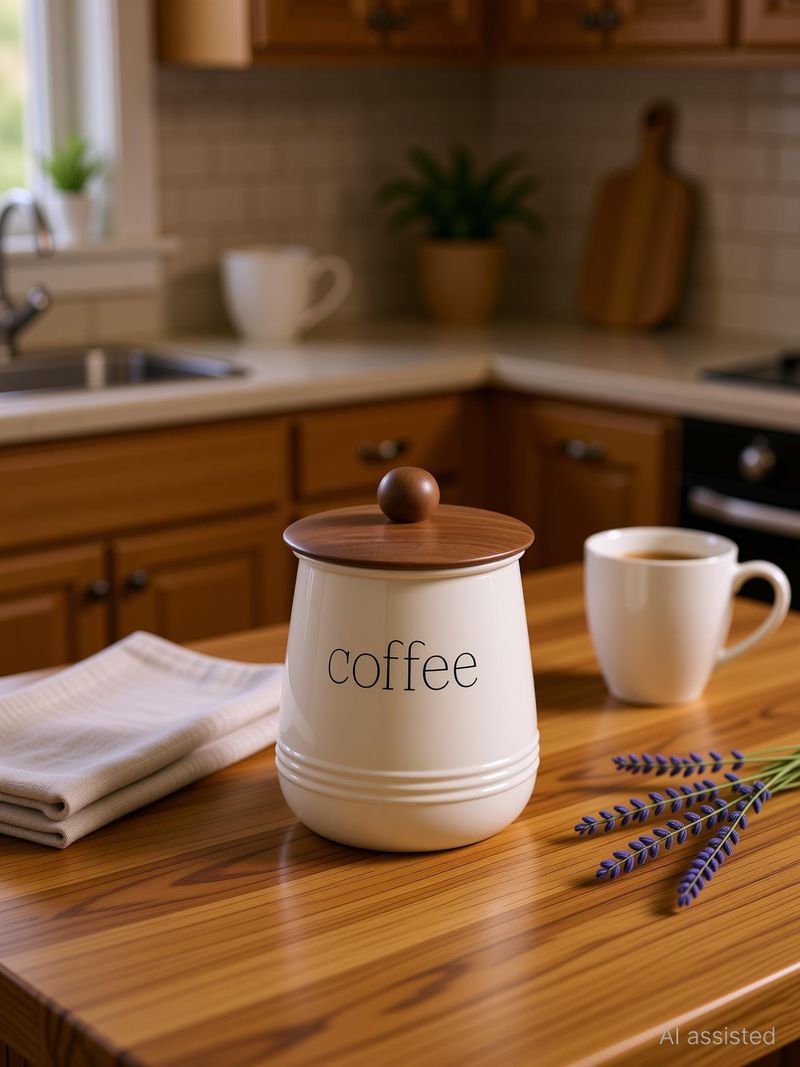 Metallure Iron Tea Coffee & Sugar Container - 1 L - Image 4