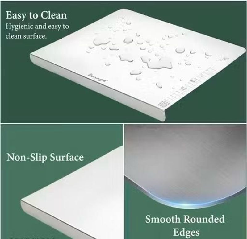 Henny Steel Chopping Board with Belan 35x31 - Image 5