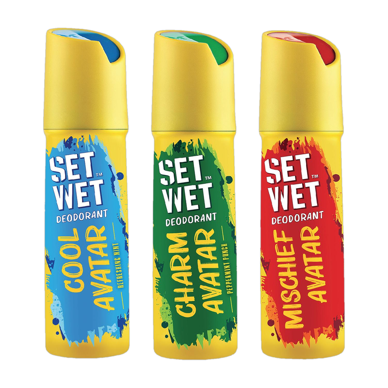 SET WET Cool, Charm and Mischief Avatar Deodorant Spray 450ml (Pack - Image 2