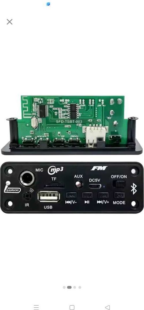 DKGROW Bluetooth MP3 Module with Remote 2400mAh Battery - Image 4