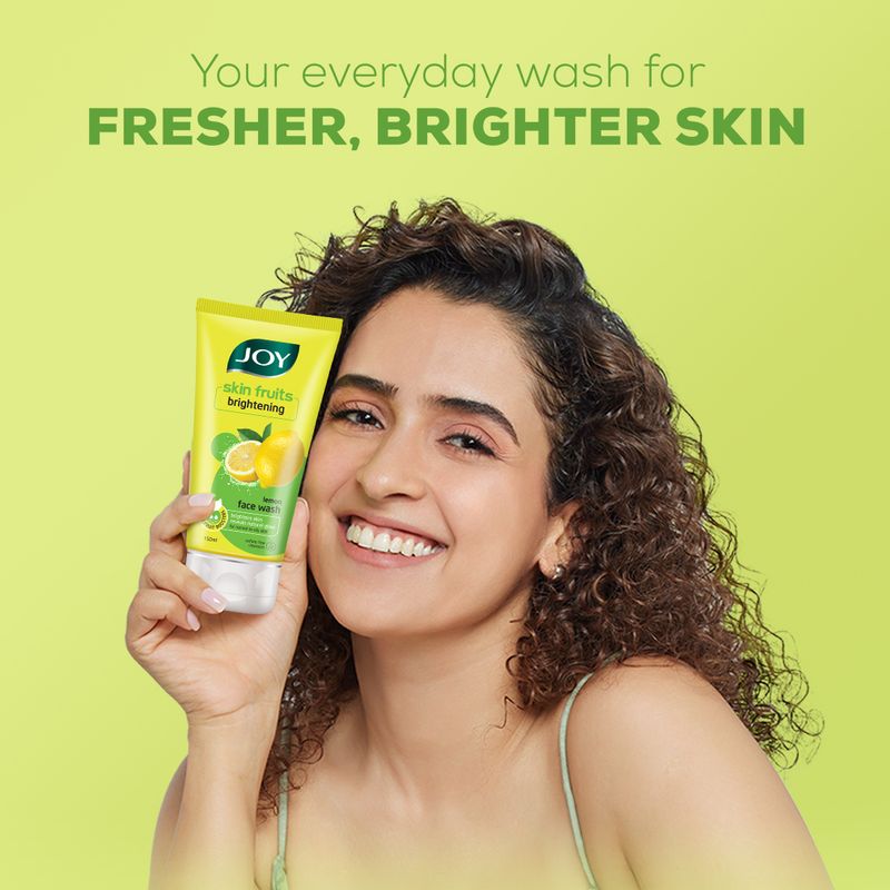 Joy Skin Brightening Lemon Face Wash 100ml - Image 3