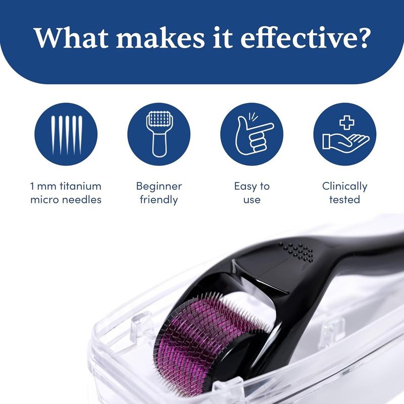 UNVELIS Derma Roller 540 Needles Hair Growth - Image 4