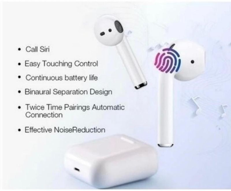 AJ HUB i12 Earbuds with Microphone - Image 5