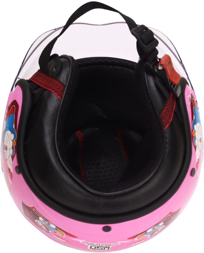 ARCDURA Baby for Kids Boys & Girls ISI Certified Motorbike Helmet (Pink) - Image 6