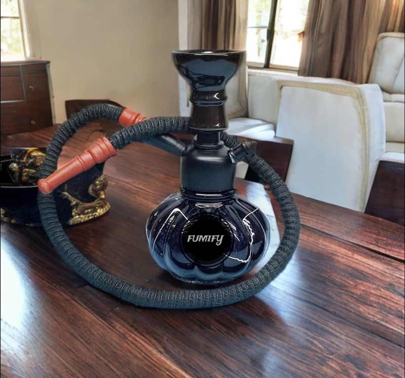 Bezak 8 inch Iron Hookah Black - Image 4
