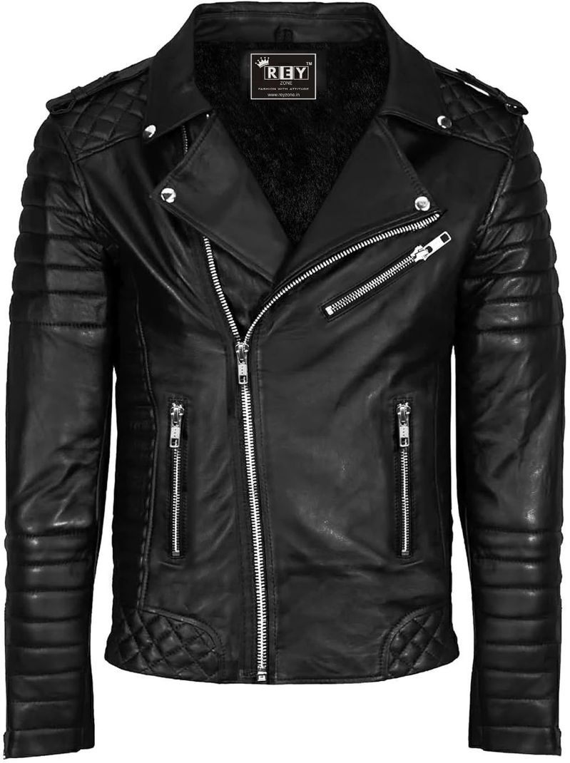 REY ZONE Men & Women Solid Biker/Riding Jacket - Image 2