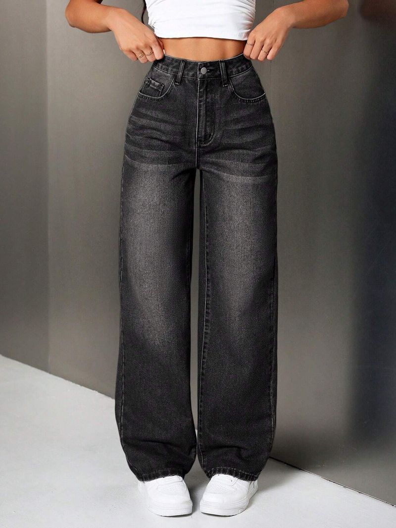 YAMEETFIT Women Regular High Rise Black Jeans - Image 2