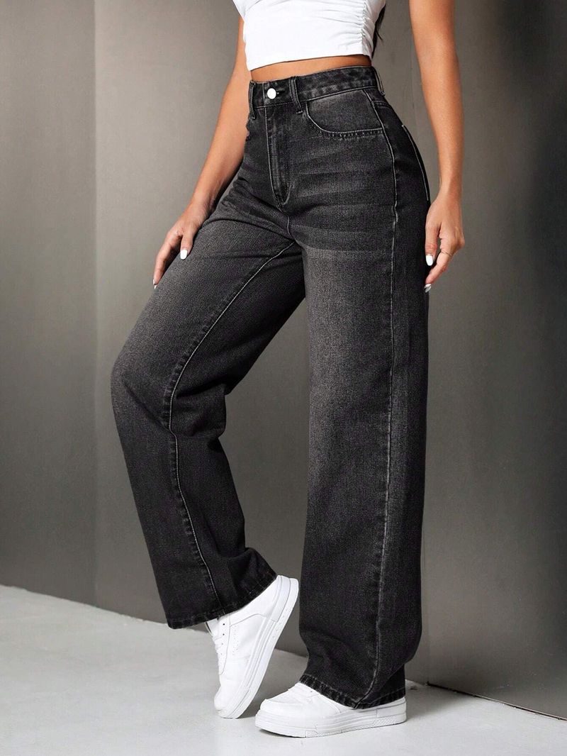 YAMEETFIT Women Regular High Rise Black Jeans - Image 6