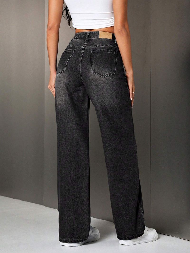 YAMEETFIT Women Regular High Rise Black Jeans - Image 4