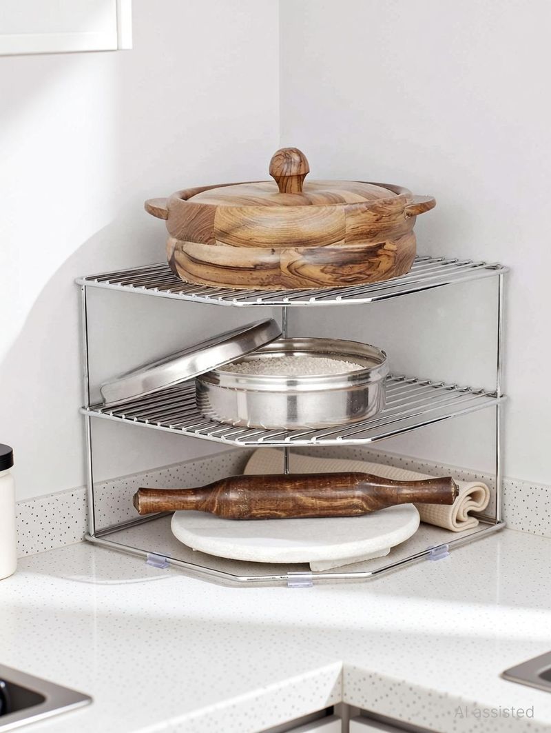 PEXMON Stainless Steel Kitchen Utensil Rack - Image 5