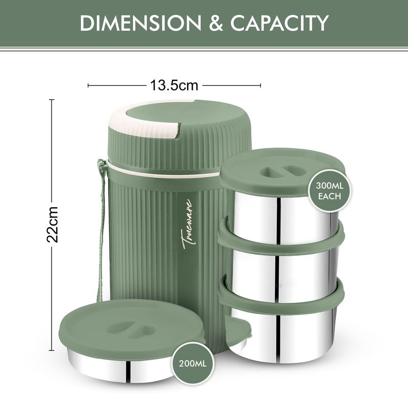 GRUB 4 Insulated Hot Lunch Box 300ML & 1 200ML - Image 6