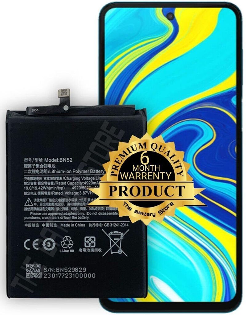 QCWITRO Mobile Battery for Redmi Note 9 - Image 2