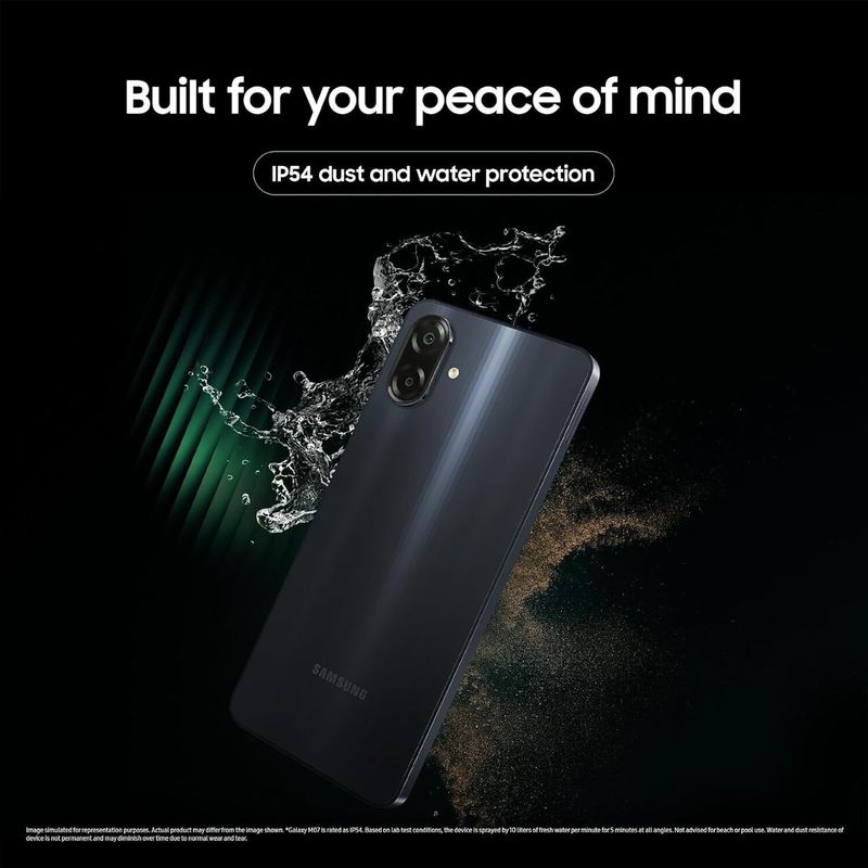 Samsung Galaxy M07 64GB 4GB RAM Black - Image 5