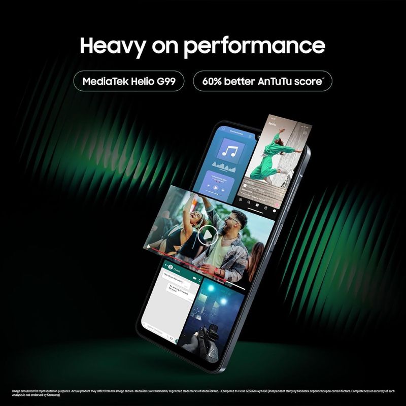 Samsung Galaxy M07 64GB 4GB RAM Black - Image 6